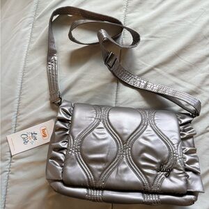NWT Lug Metallic Crossbody Bag